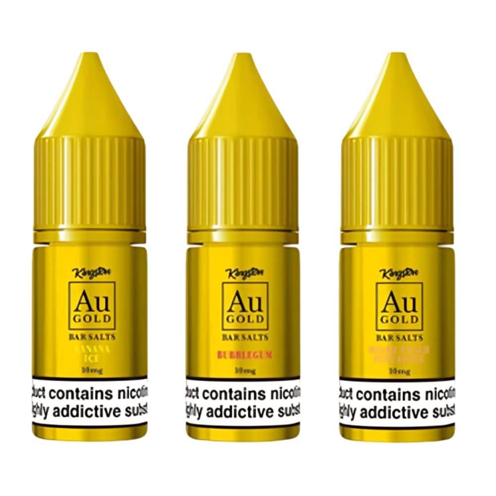 Kingston Au Gold Nic Salts 10ml - Pack Of 10