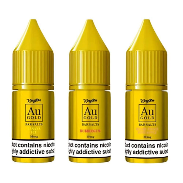 Kingston Au Gold Nic Salts 10ml - Pack Of 10