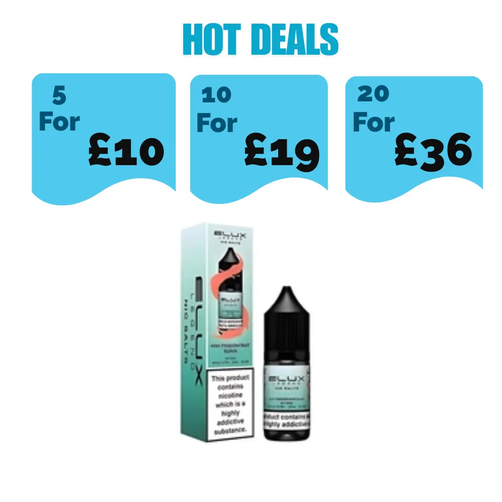 Elux Legend 10ml Nic Salt - Kiwi Passionfruit Guava