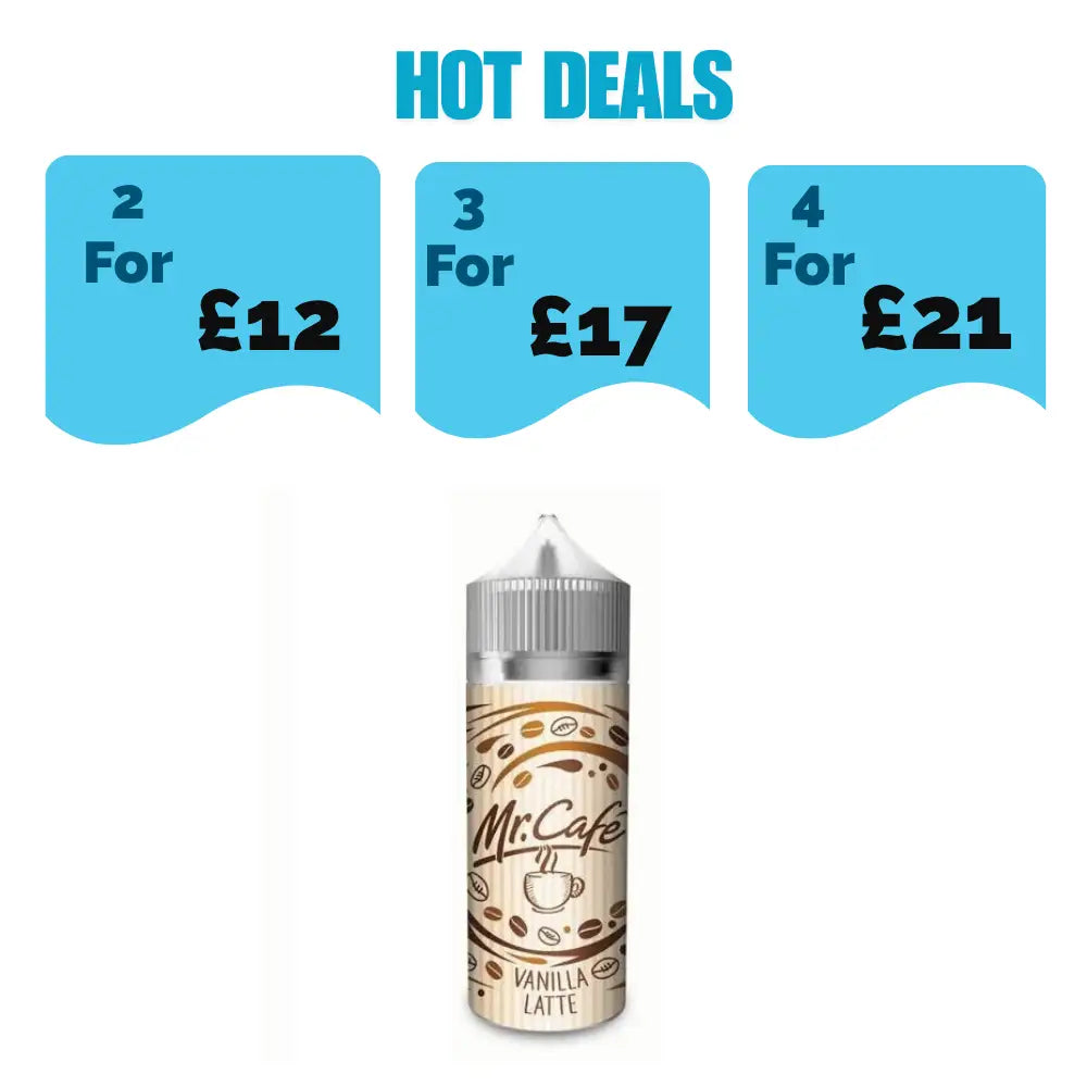 Mr. Cafe 100ML Eliquid Shortfill
