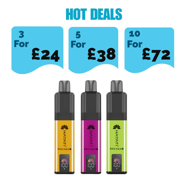 Hayati Pro Max Plus 6000 Puff Prefilled Pod Kit - £8.99 or 3 for £24