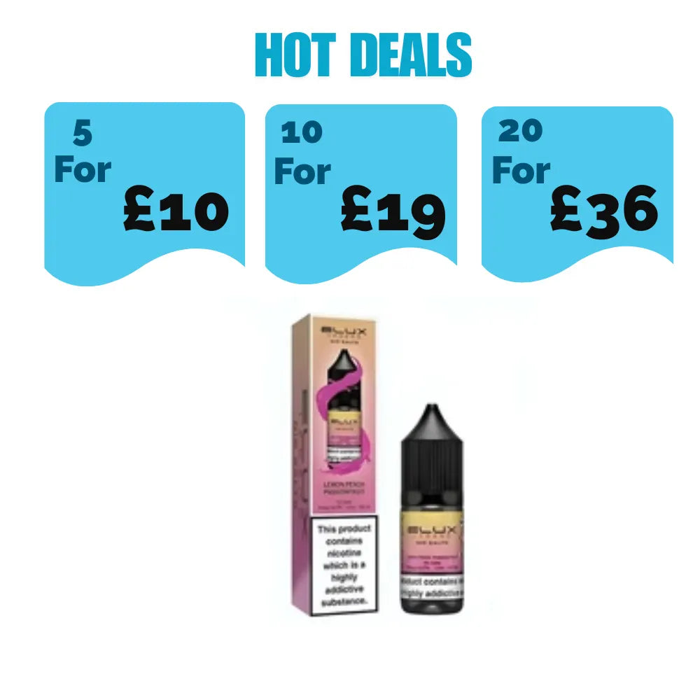 Elux Legend NIC Salt 10ml -Lemon Peach Passion Fruit