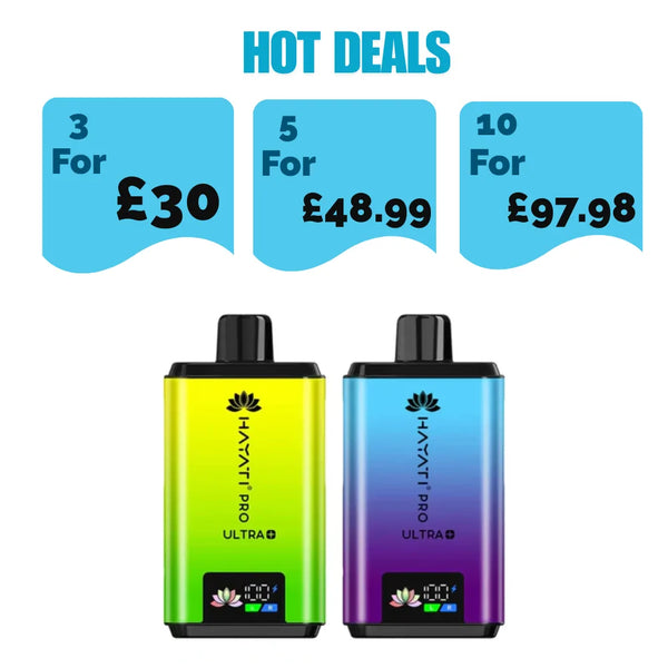 Hayati Pro Ultra Plus 25000 Prefilled Pod Kit - £10.99 or 3 for £30