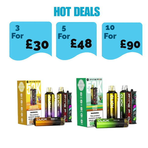 Pyne Pod Click 50K Prefilled Pod Kit - £10.99 or 3 for £30
