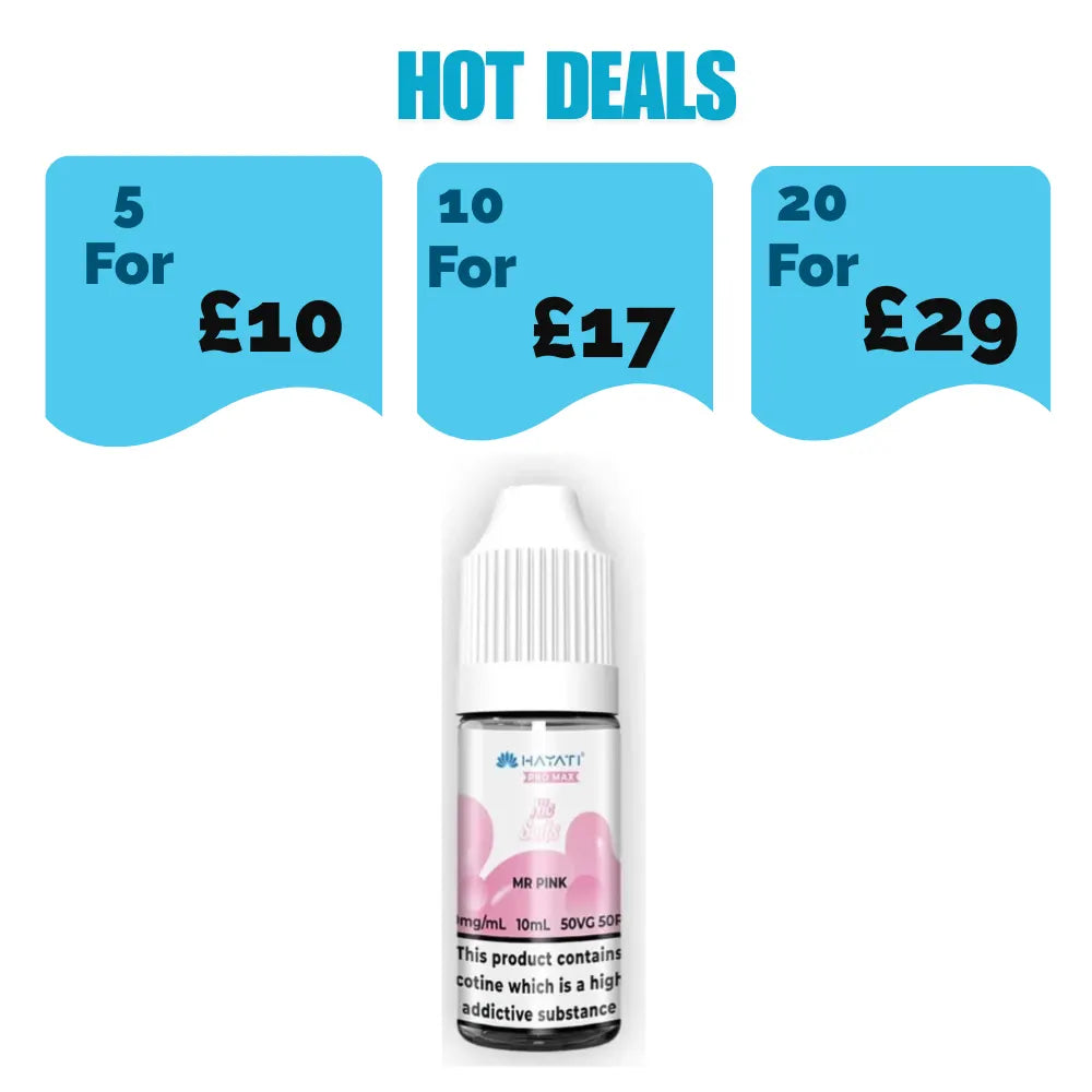 Hayati Pro Max NIC Salt 10ml E-liquid - Mr Pink