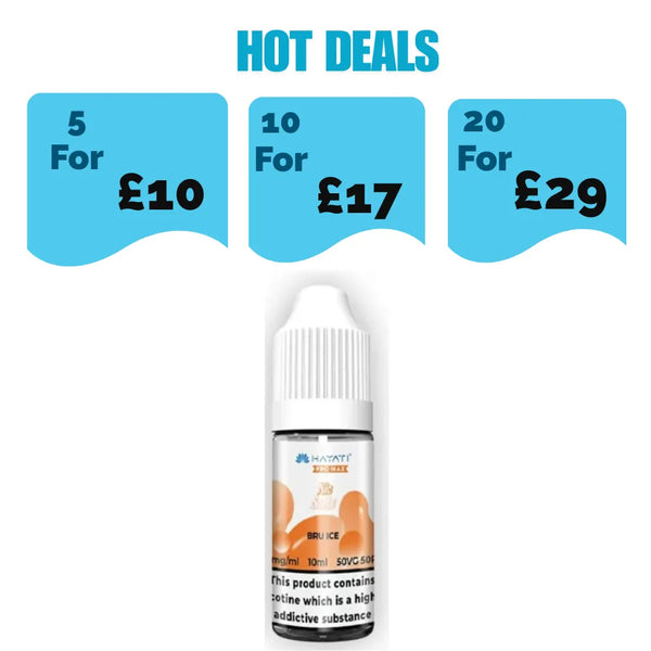 Hayati Pro Max NIC Salt 10ml E-liquid - Bru Ice