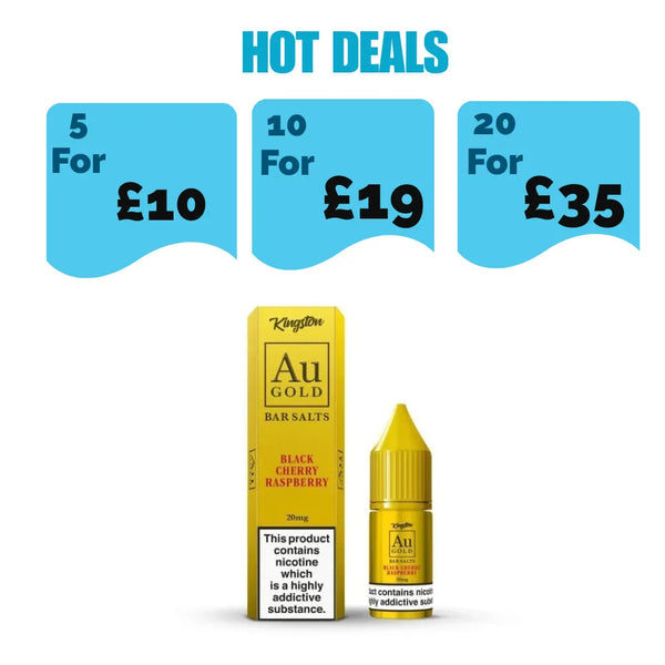 Kingston Au Gold Nic Salts 10ml E-Liquid