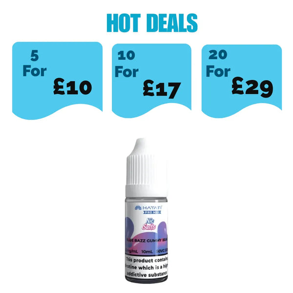 Hayati Pro Max NIC Salt 10ml E-liquid - Blue Razz Gummy Bear