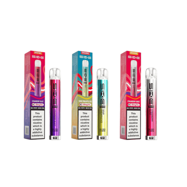 SKE Crystal Bar 600 Prefilled Pod Kit - Pack Of 10