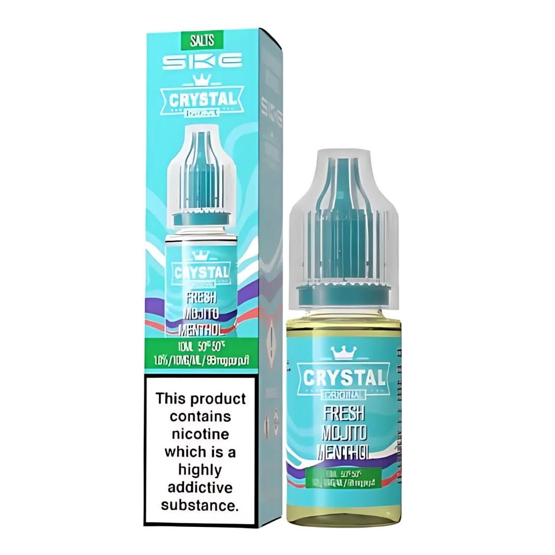 SKE Crystal NIC Salt 10ml - Fresh Mojito Menthol