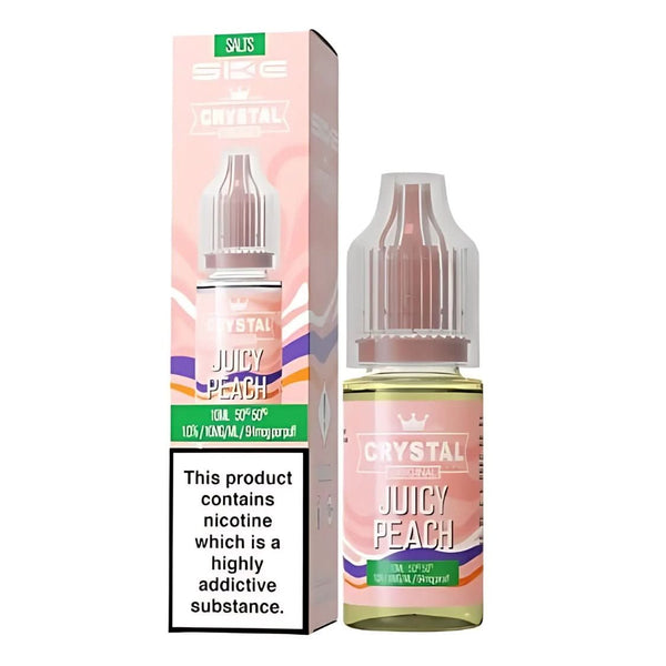 SKE Crystal NIC Salt 10ml - Juicy Peach