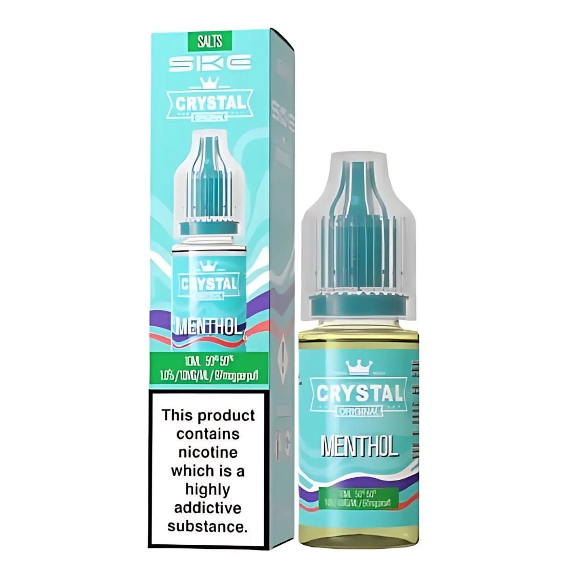 SKE Crystal NIC Salt 10ml - Menthol