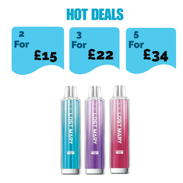 Hawcos x Lost Mary Pro Max 7000 Prefilled Pod Kit - £7.95 or 2 for £15
