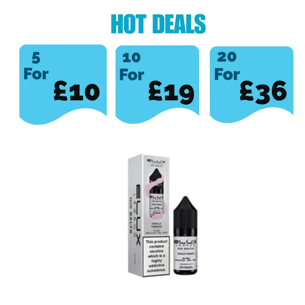Elux Legend NIC Salt 10ml -Vanilla Tobacco