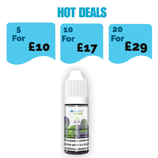 Hayati Pro Max NIC Salt 10ml E-liquid - Kiwi Grape Raspberry
