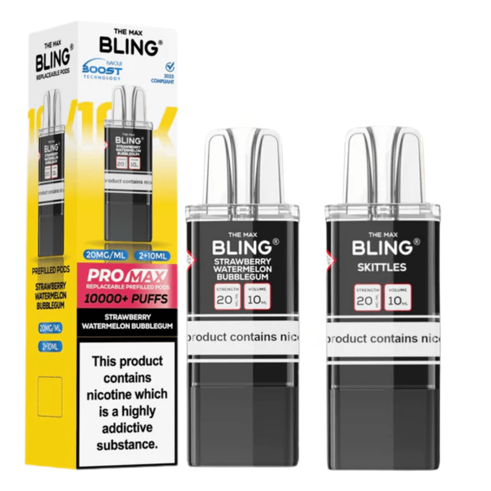 The Crystal Bling Max Pro Max 10K Prefilled Pods - Pack Of 10