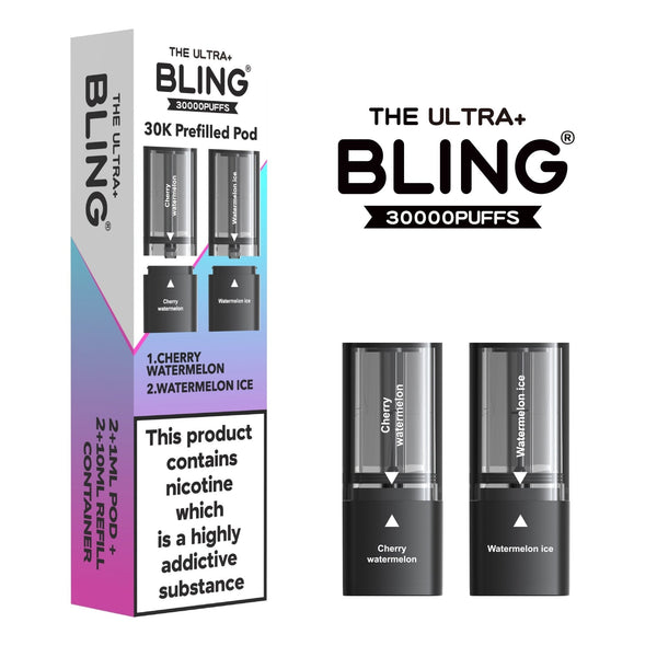 The Bling Ultra Plus 30k Replacement Pods Pack of 5