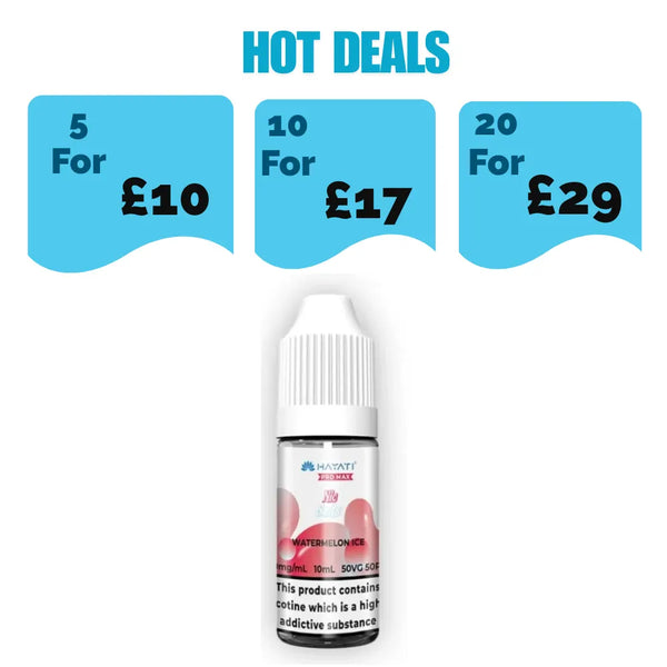 Hayati Pro Max NIC Salt 10ml E-liquid - Watermelon Ice