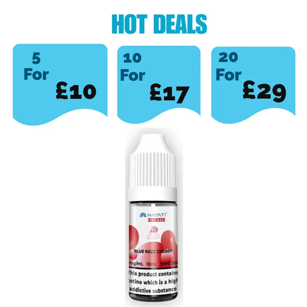 Hayati Pro Max NIC Salt 10ml E-liquid - Blue Razz Cherry