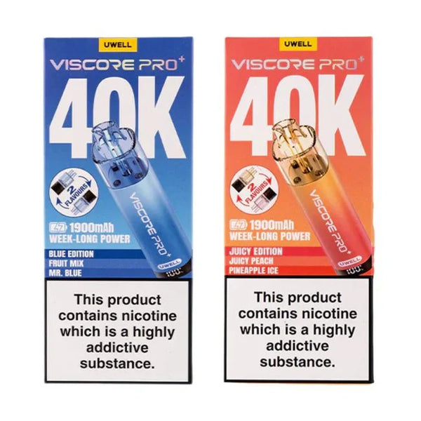 Uwell Viscore Pro Plus 40K Prefilled Pod Kit - Box of 5