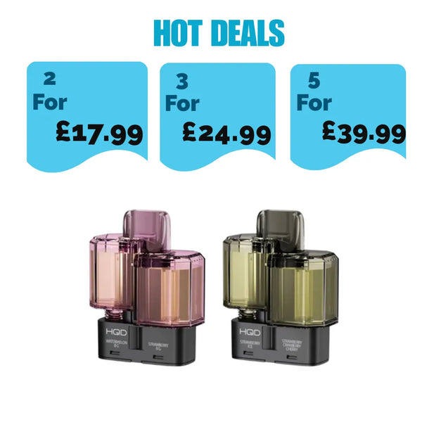 HQD Glow Air 35K Prefilled Refill Pods