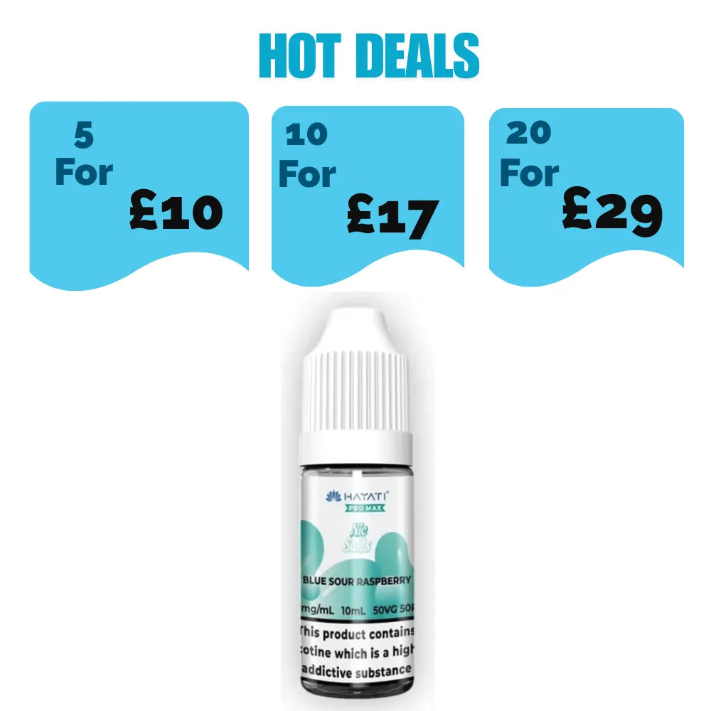 Hayati Pro Max NIC Salt 10ml E-liquid - Blue Sour Raspberry
