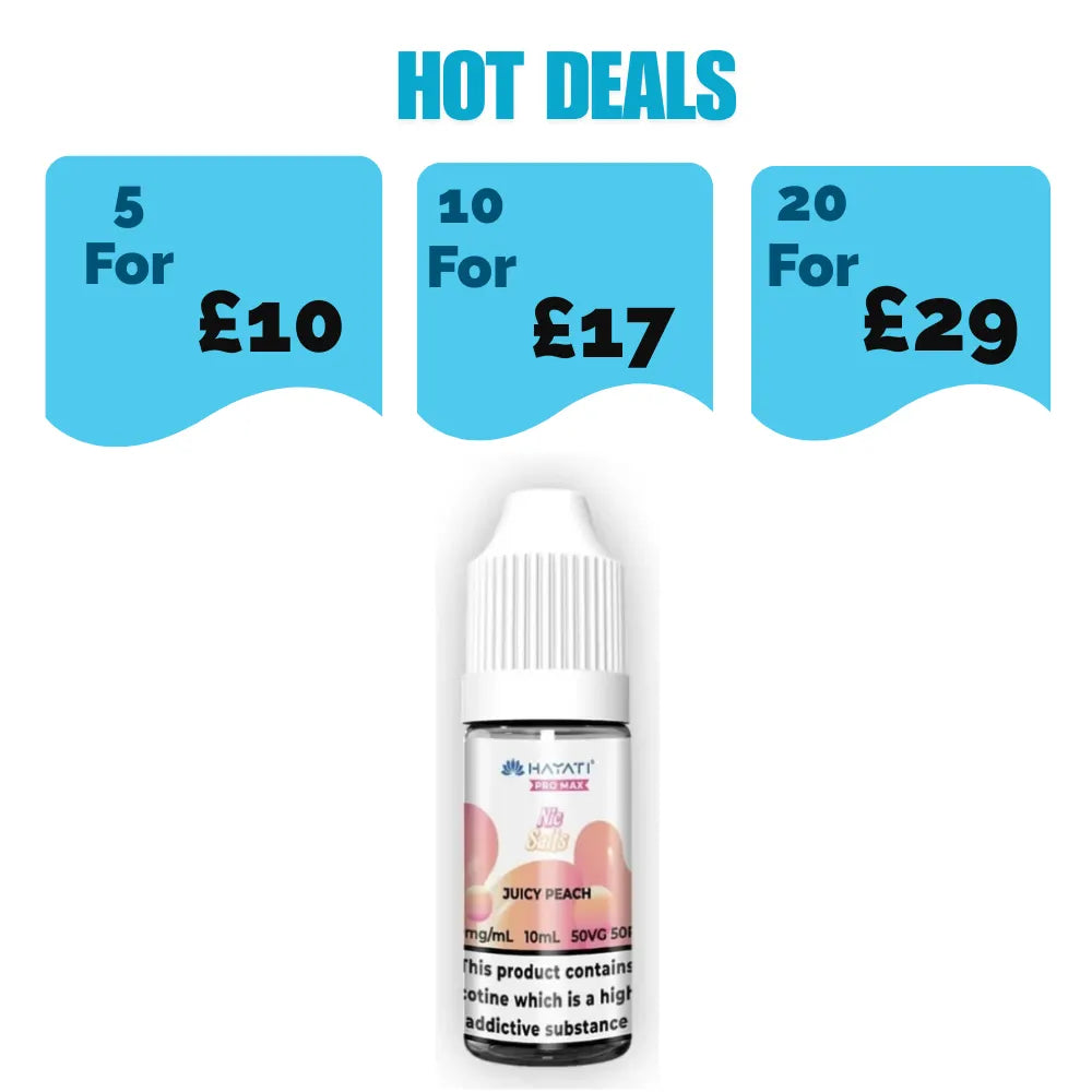 Hayati Pro Max NIC Salt 10ml E-liquid - Juicy Peach