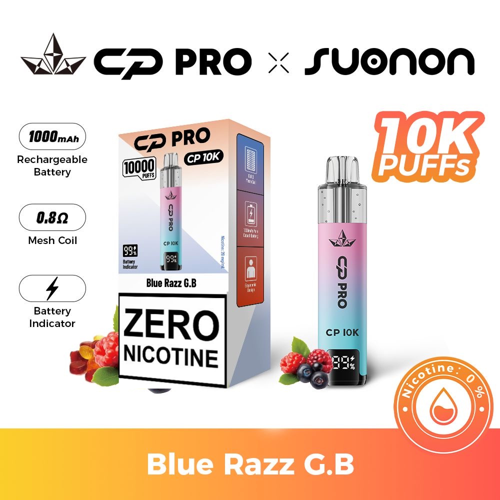 CP Pro CP10K Zero Nicotine (0mg) Prefilled Kit