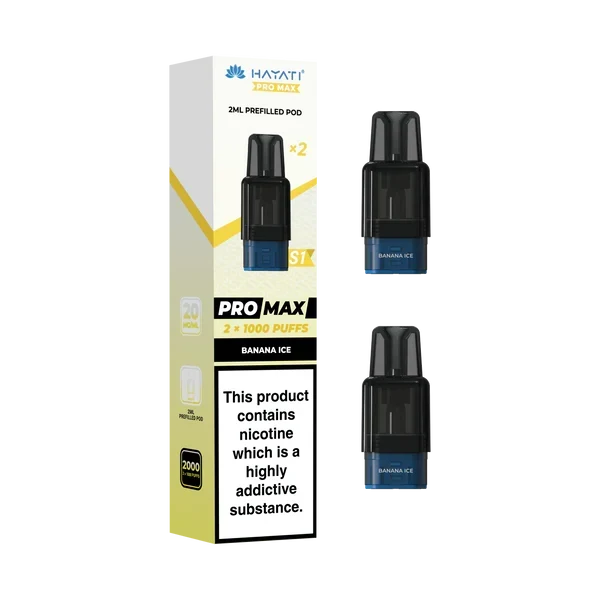 Hayati Pro Max S1 1000+ Prefilled Pods (Pack of 2)