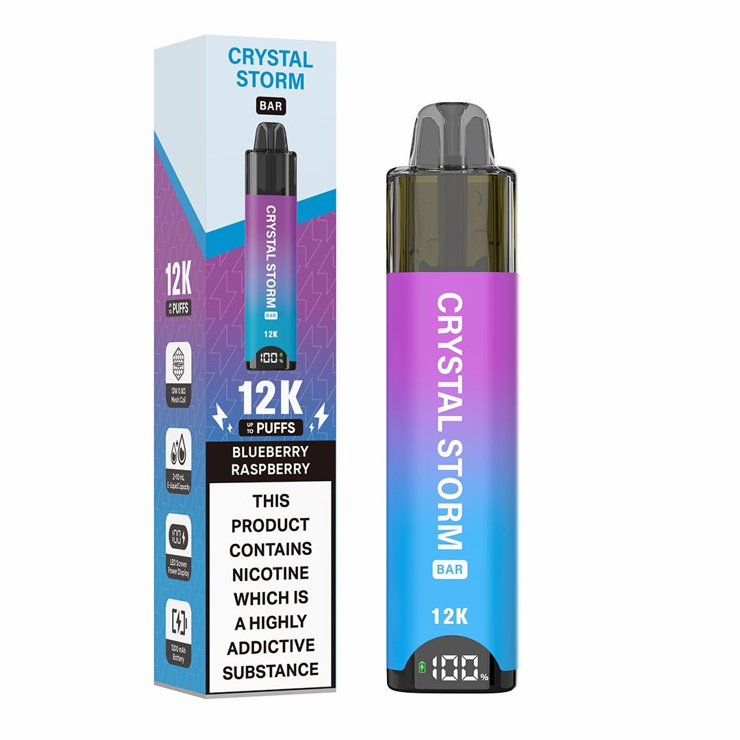 Crystal Storm Bar 12K Prefilled Pod Kit - Box of 10