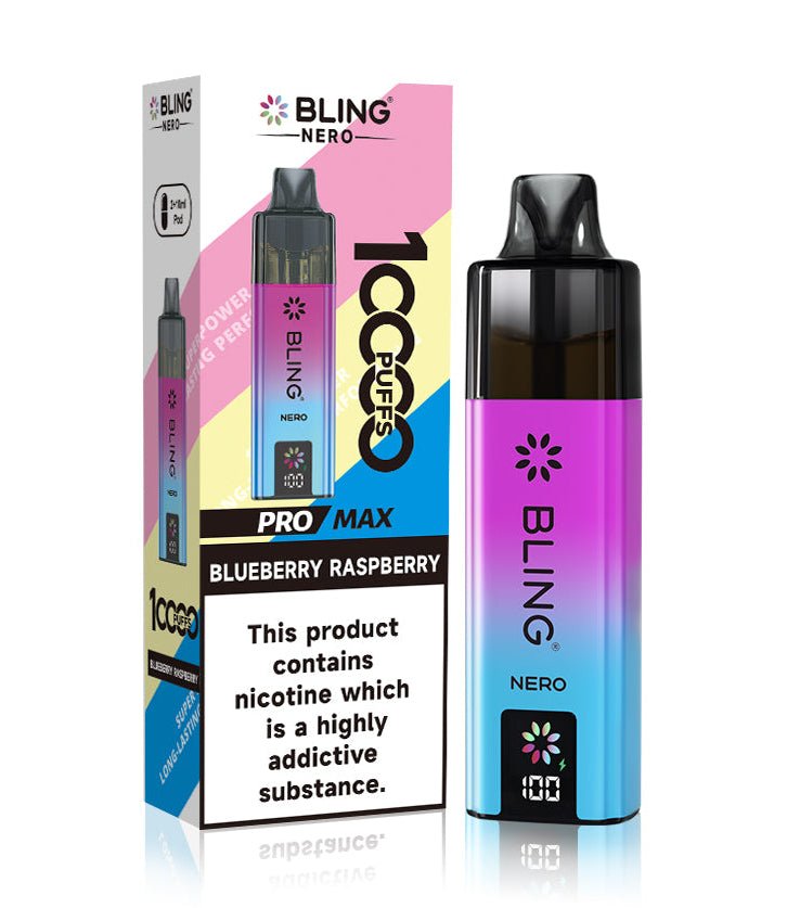 Crystal Bling Nero 10K Prefilled Pod Kit - Box of 5