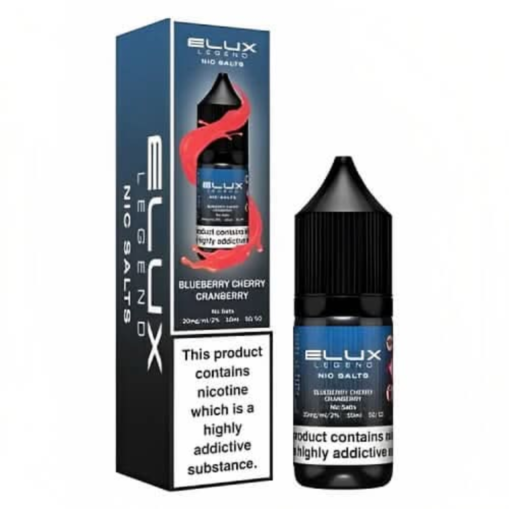 Elux Legend 10ml Nic Salt - Blueberry Cherry Cranberry