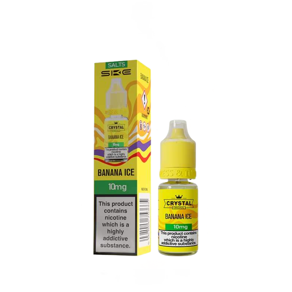 Banana Ice Nic Salt E-Liquid by SKE Crystal Original 10ml