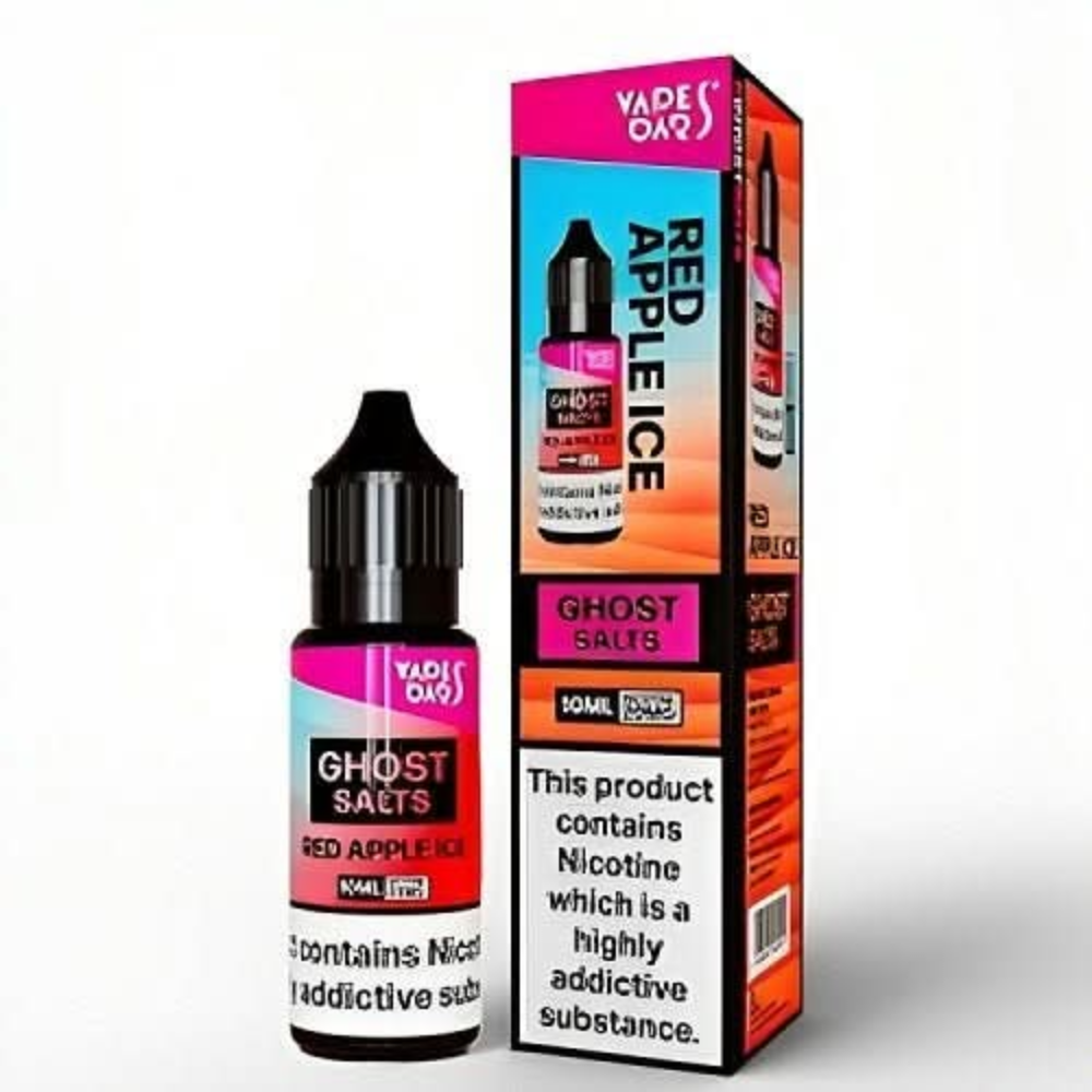 Vapes Bar Ghost Salts 10ml Nic Salt - Red Apple Ice