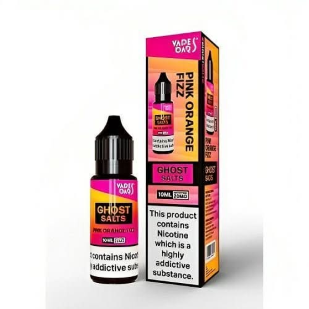 Vapes Bar Ghost Salts 10ml Nic Salt E-liquid - Pink Orange Fizz
