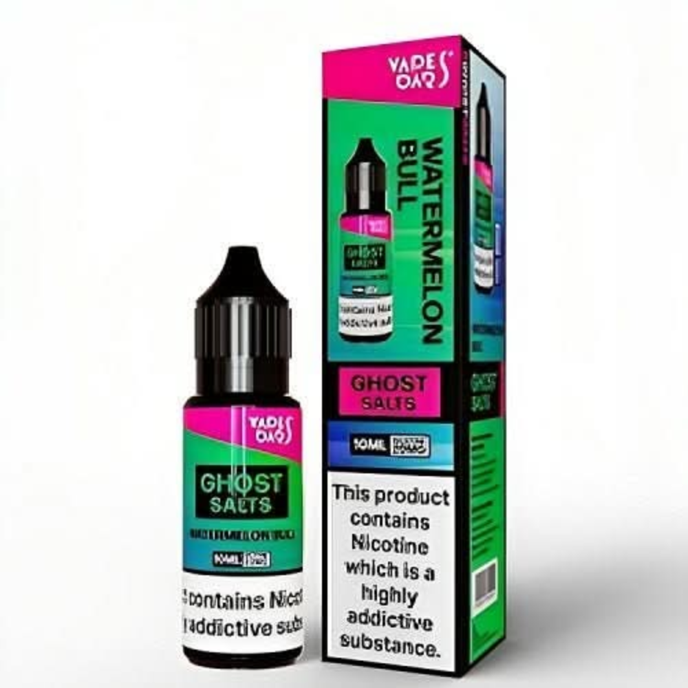 Vapes Bar Ghost Salts 10ml Nic Salt E-liquid - Watermelon Bull
