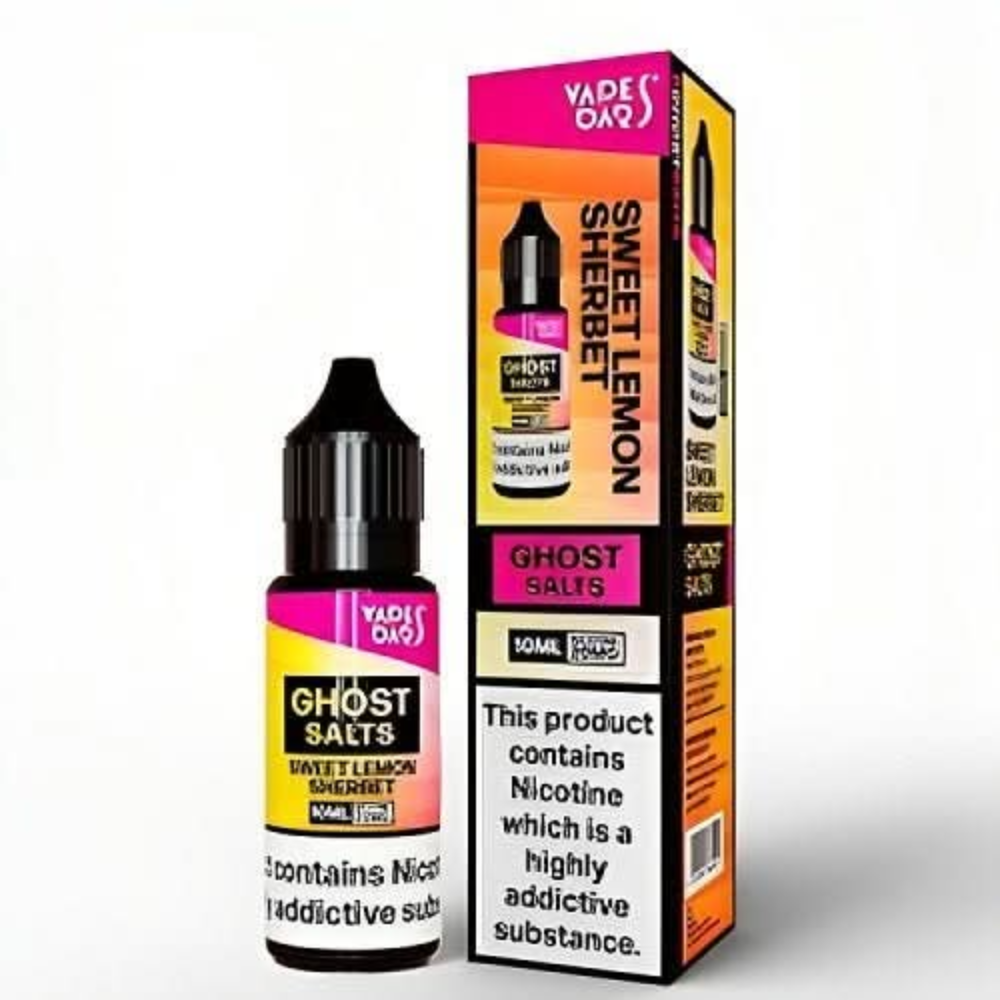 Vapes Bar Ghost Salts 10ml Nic Salt E-liquid - Sweet Lemon Sherbet