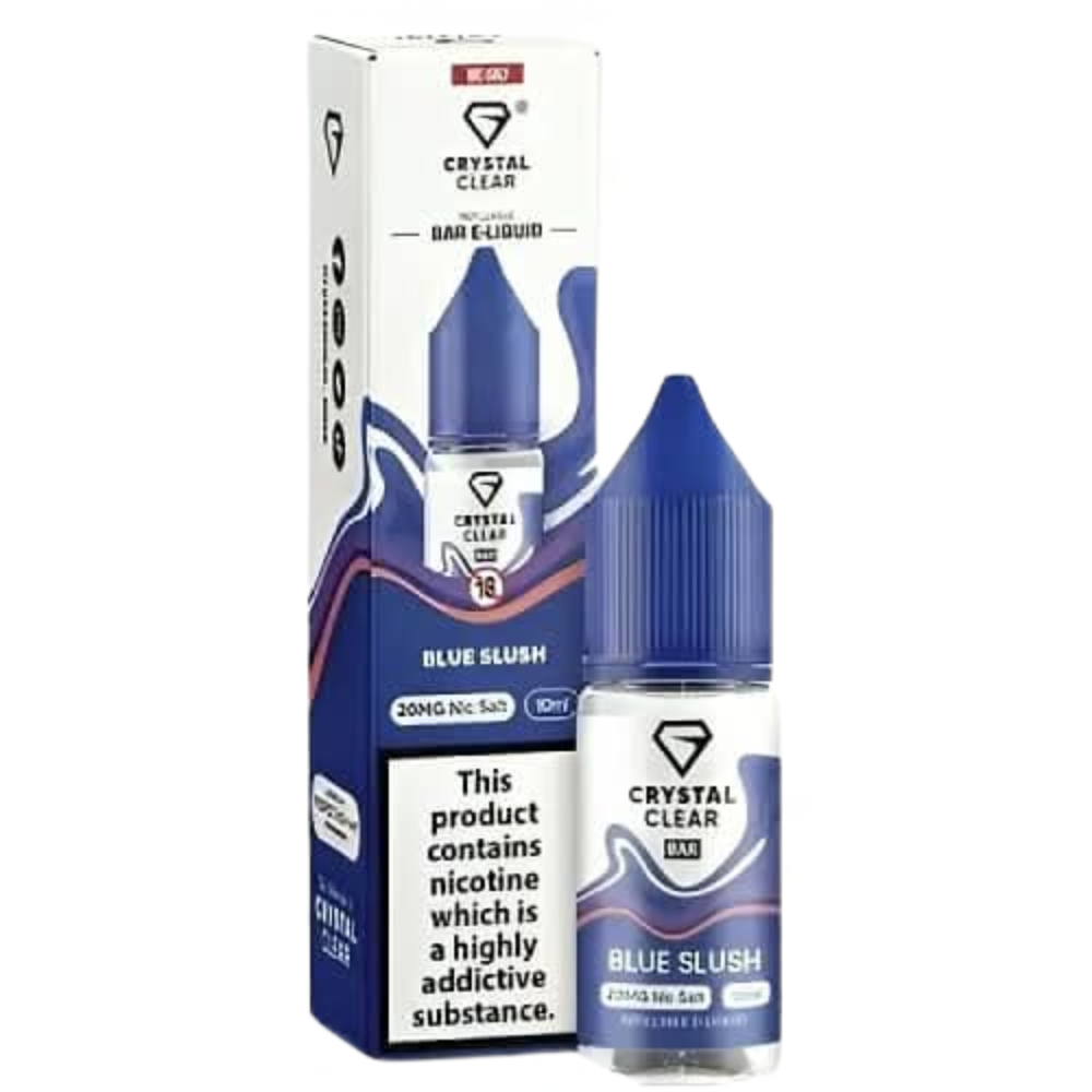 Crystal Clear 10ml Nic Salt - Blue Slush