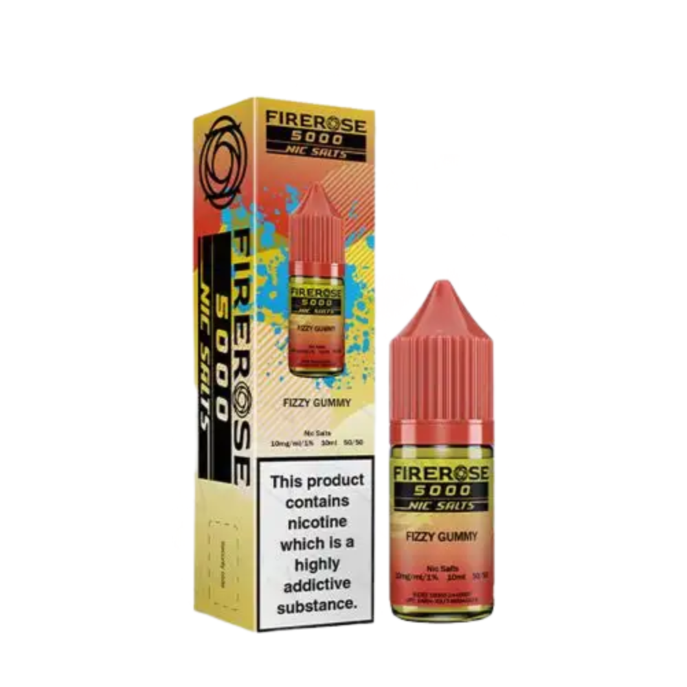 Firerose 5000 Nic Salt E-Liquid 10ml - Fizzy Gummy