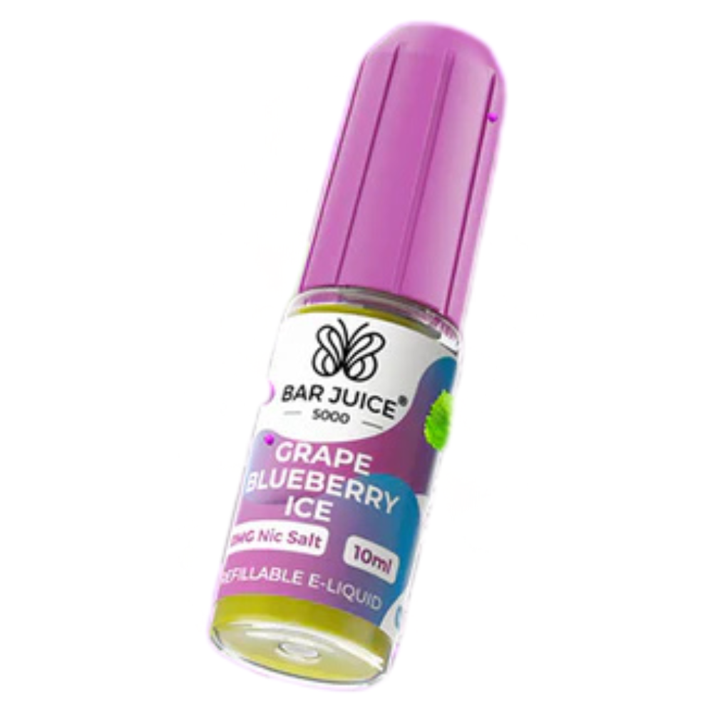Bar juice 5000 nic salt 10ml - Grape Blueberry ice