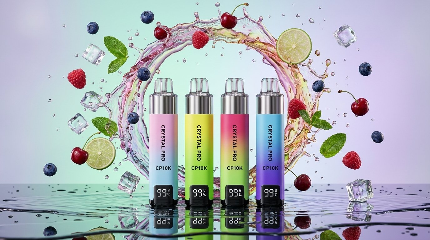 Crystal Pro CP10K prefilled kits with fruit and ice splash