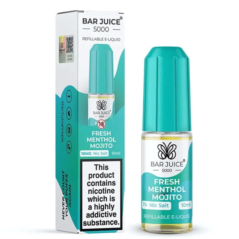 Bar Juice 5000 Nic Salt 10ml - Fresh Menthol Mojito