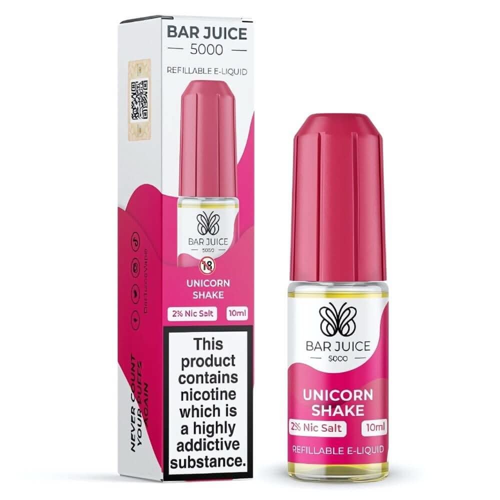 Bar Juice 5000 Nic Salt 10ml - Unicorn Shake