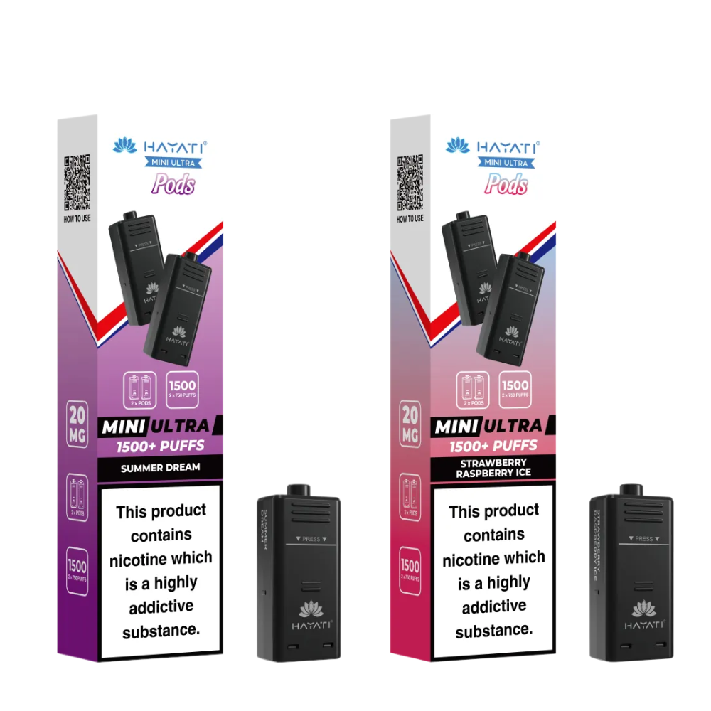 Hayati Mini Ultra 1500 Replacement Pods