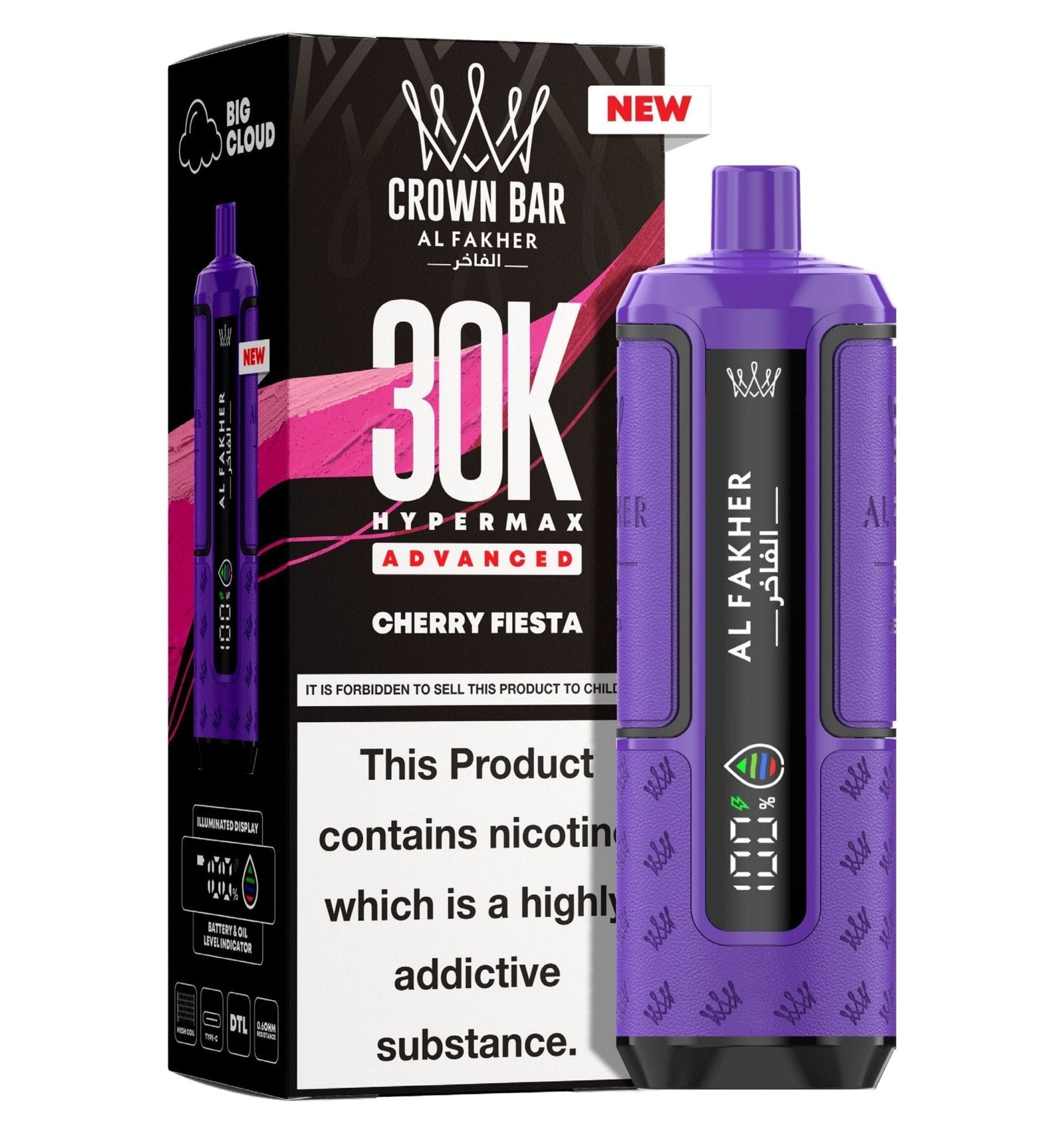 Al Fakher 30K Hypermax Prefilled Pod Kit - Box of 5