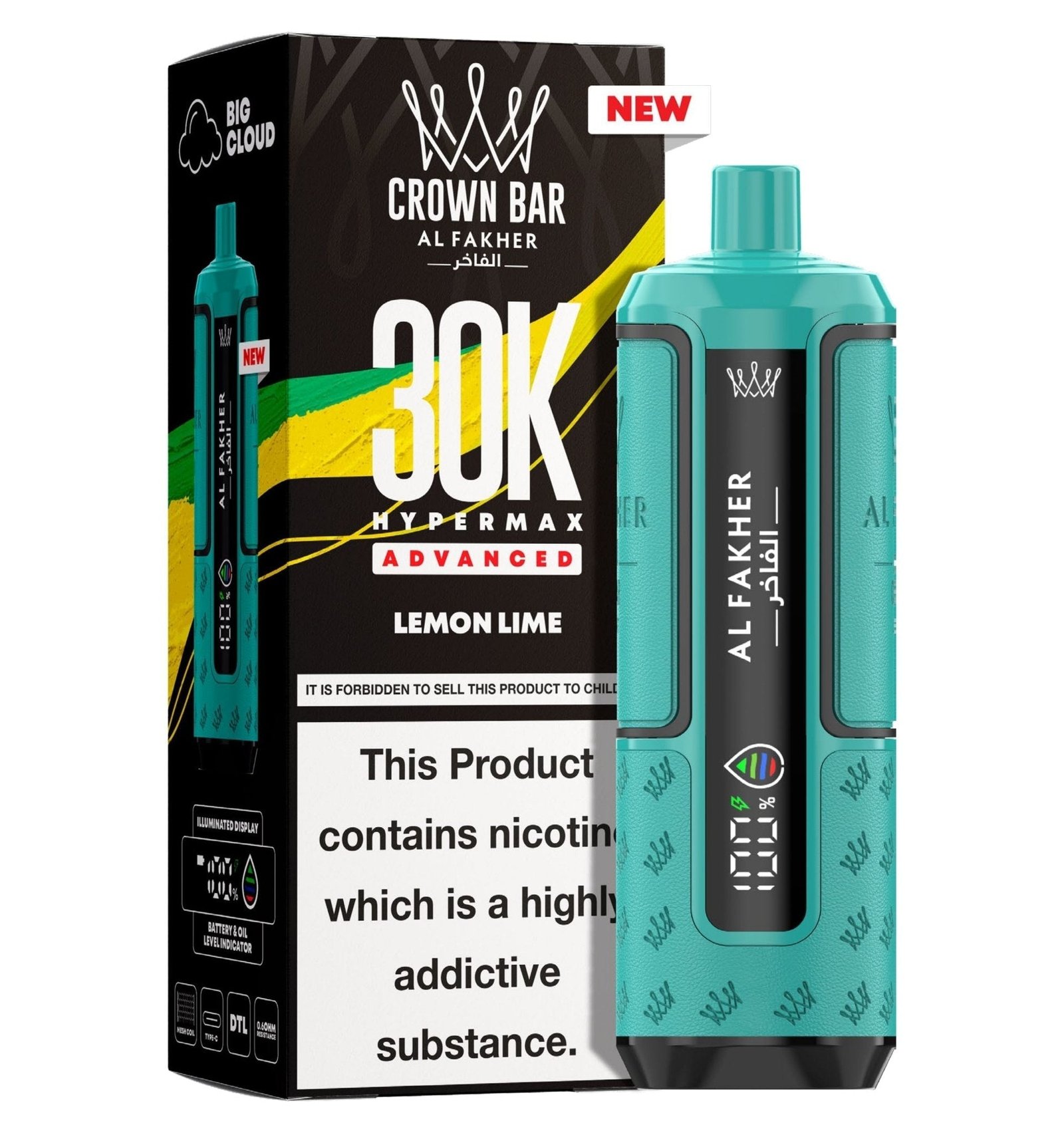 Al Fakher 30K Hypermax Prefilled Pod Kit - Box of 5