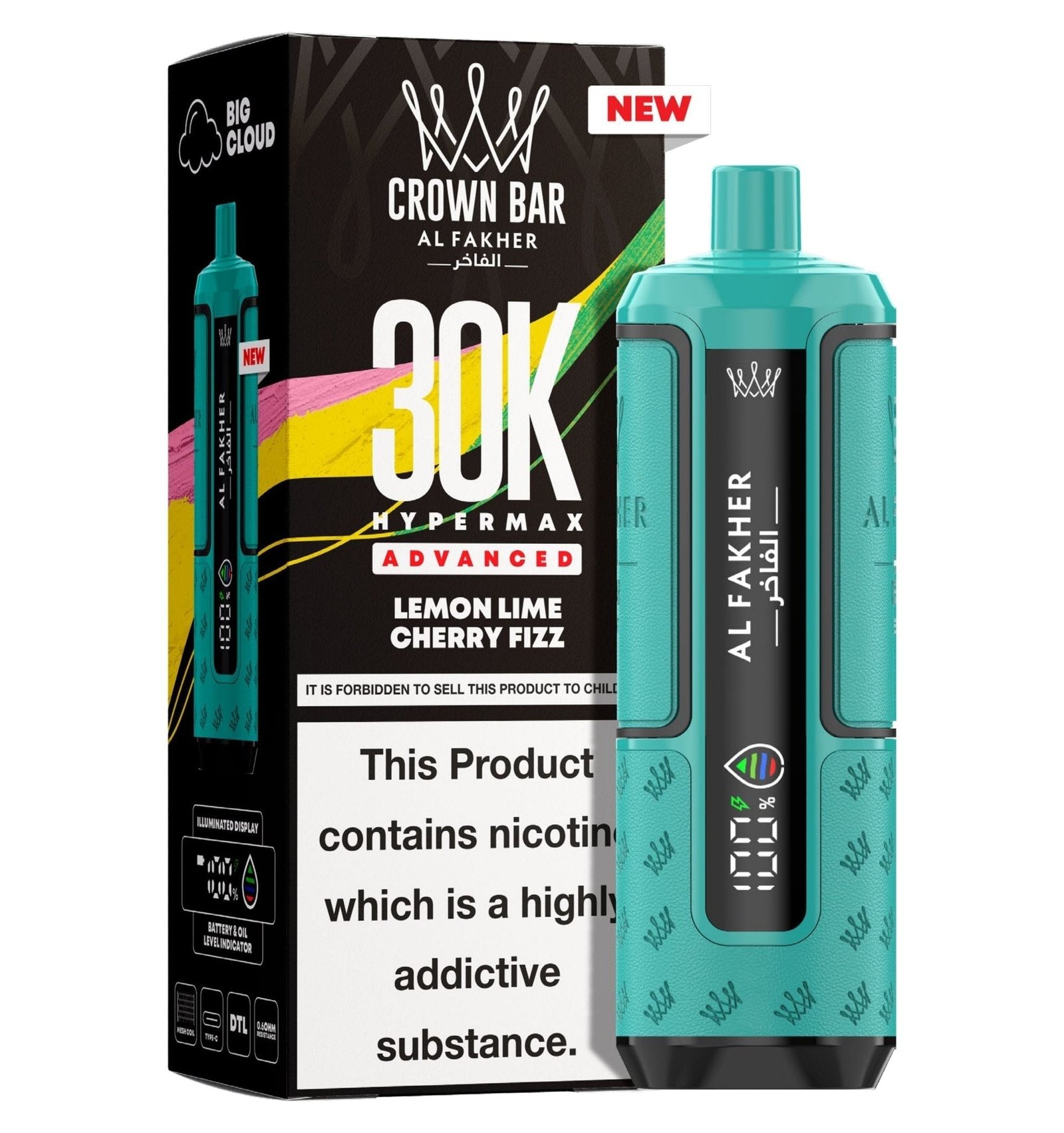 Al Fakher 30K Hypermax Prefilled Pod Kit - Box of 5
