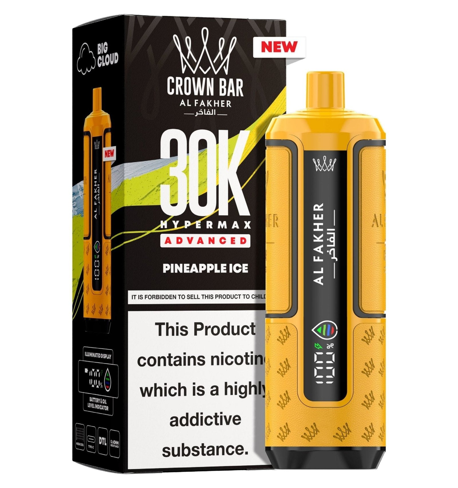 Al Fakher 30K Hypermax Prefilled Pod Kit - Box of 5