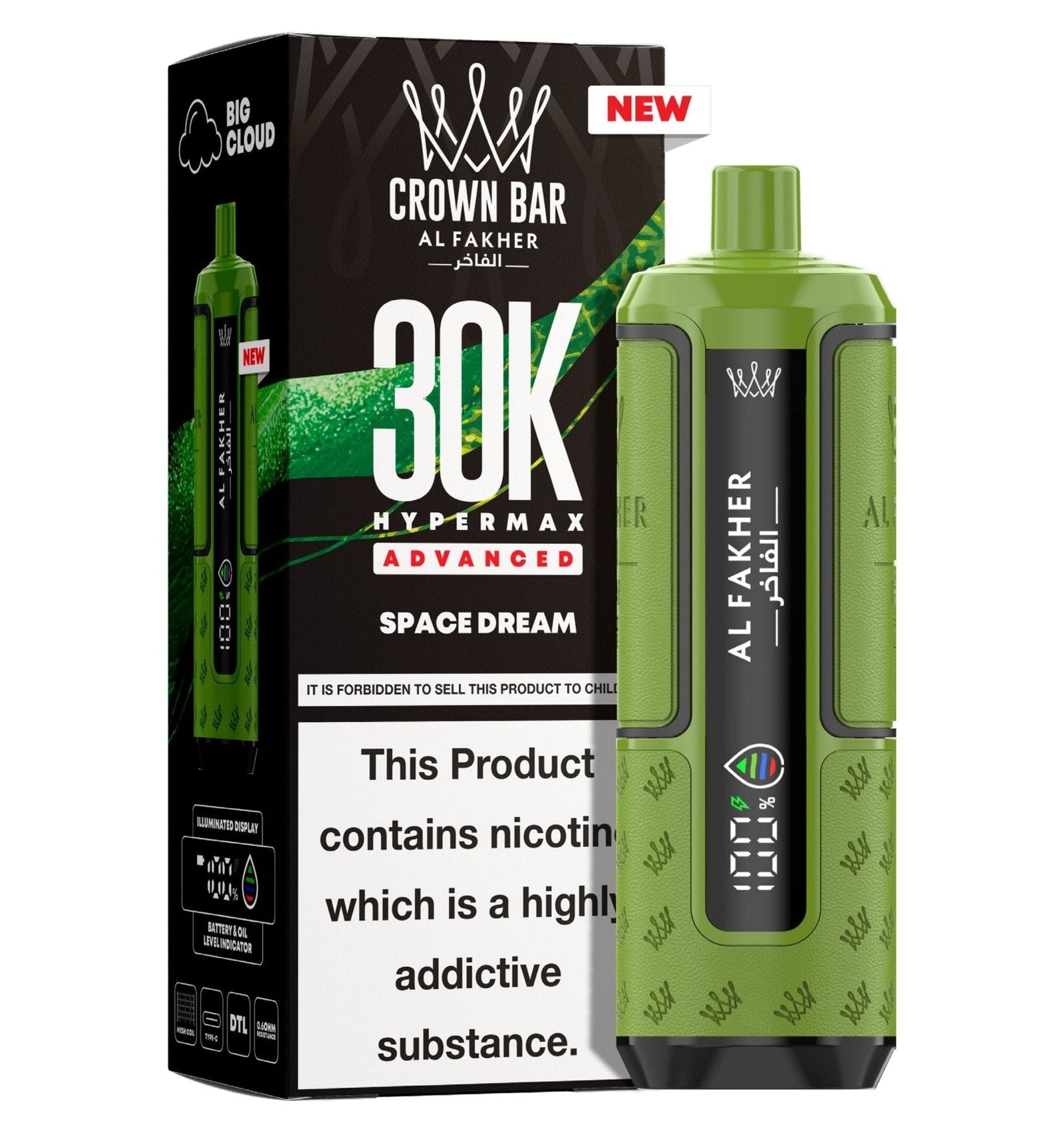 Al Fakher 30K Hypermax Prefilled Pod Kit - Box of 5