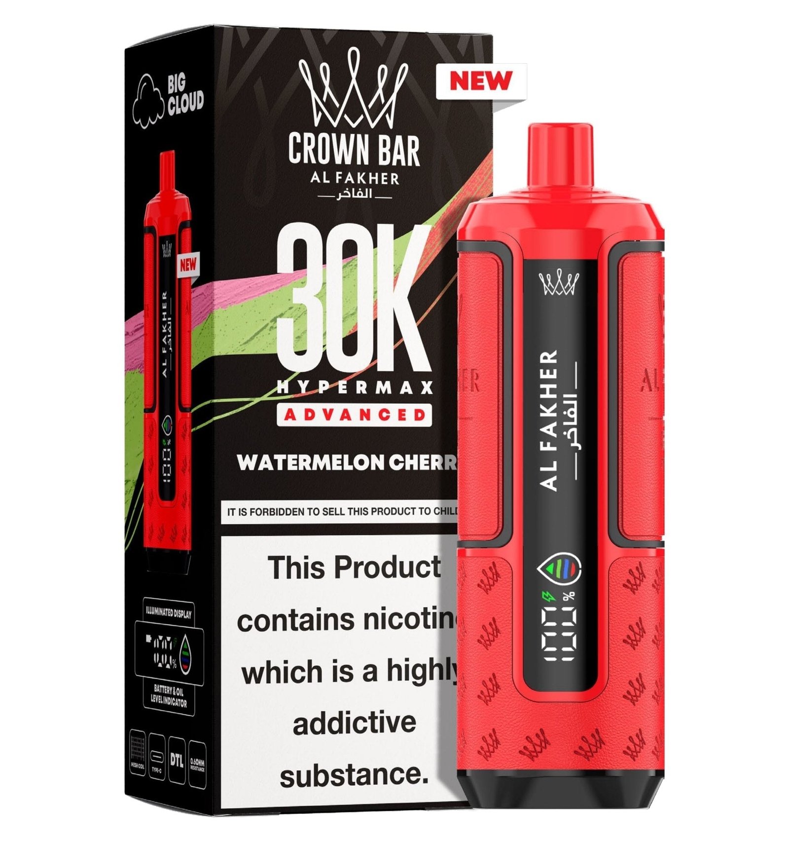 Al Fakher 30K Hypermax Prefilled Pod Kit - Box of 5